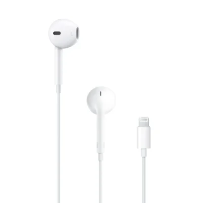 Apple EarPods with Lightning Connector | Built-in Microphone & Music Control | Wired Earbuds for iPhone